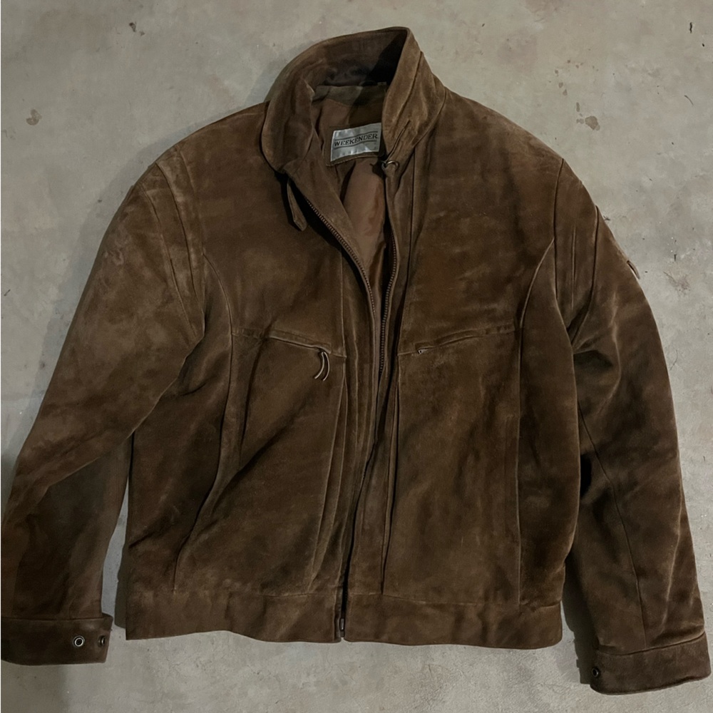 Vintage Suede Weekender Jacket